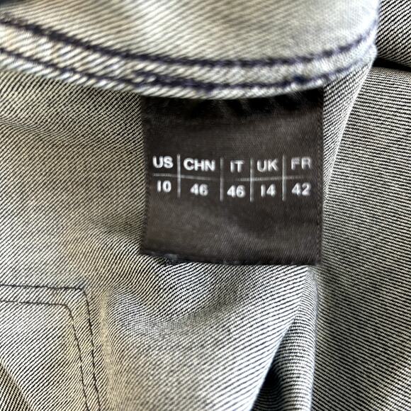 Lafayette 148 Mercer Jeans Dark Wash Skinny Size 10 - Picture 9 of 10